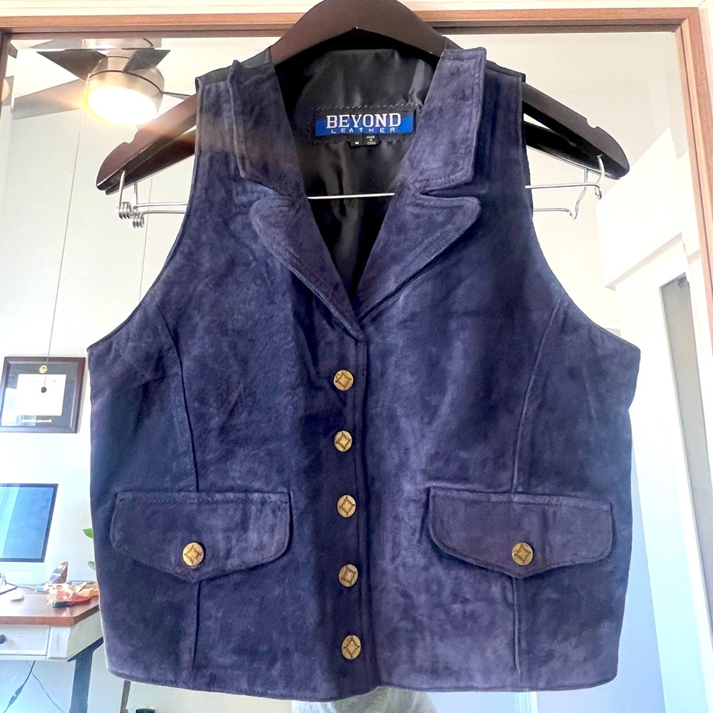Beyond Leather Vintage leather vest